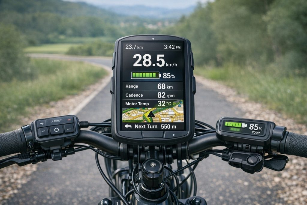 Compteur GPS sur VAE