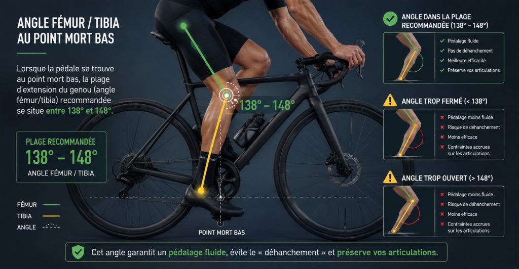 schéma réglage selle